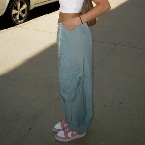 Parachute cargo pants. Size 2, fits like a small!